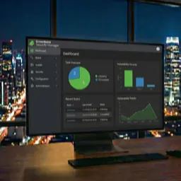 ThinSky managed OpenVAS scan dashboard
